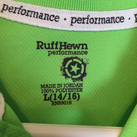 Lime green boys polo - Picture 2 of 2